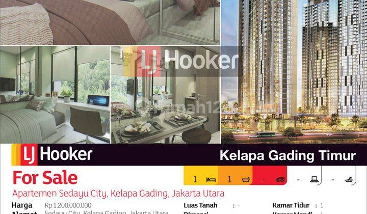 Apartemen Sedayu City Tower Melbourne SM Lt.51, Kelapa Gading, Jakarta Utara 2