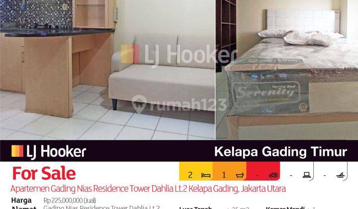 Apartemen Gading Nias Residence Tower Dahlia Lt.2 Kelapa Gading, Jakarta Utara 2