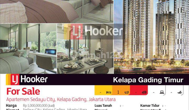 Apartemen Sedayu City Tower Melbourne Lantai 10, Kelapa Gading, Jakarta Utara 2