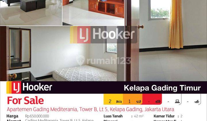 Apartemen Gading Mediterania Tower B, Lantai 5, Kelapa Gading, Jakarta Utara 2