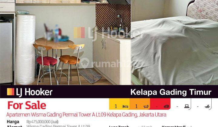 Apartemen Wisma Gading Permai Tower A Lt.09 Kelapa Gading, Jakarta Utara 2