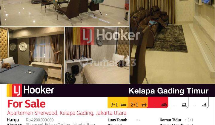 Apartemen Sherwood Tower Wellington Lantai 2 Kelapa Gading, Jakarta Utara 2