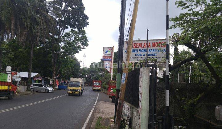 gudang luas di ciawi pinggir jalan dekat tol 2