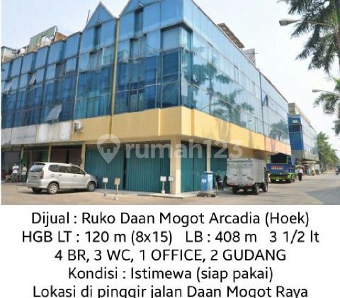 Arcadia Daan Mogot shop house