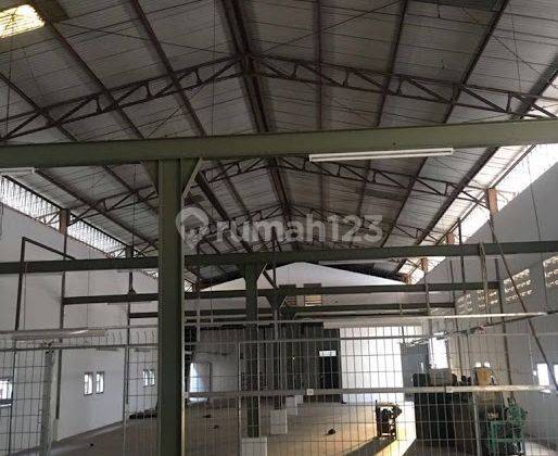 Gudang Ex Pabrik Kondisi Rapih 3240m2/2000m2 Kotabumi Tangerang 1