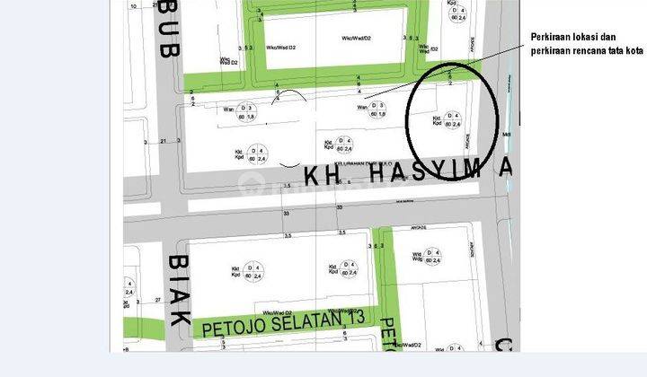 Ruko di Jalan Hasyim Ashari 2