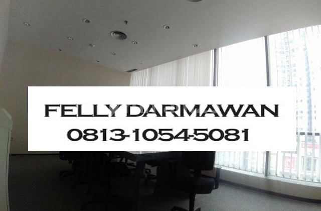 260RIBUAN! Office APL Tower Podomoro City 260RIBU/month/sqm 112sqm Furnished, Central Park, Jakarta Barat