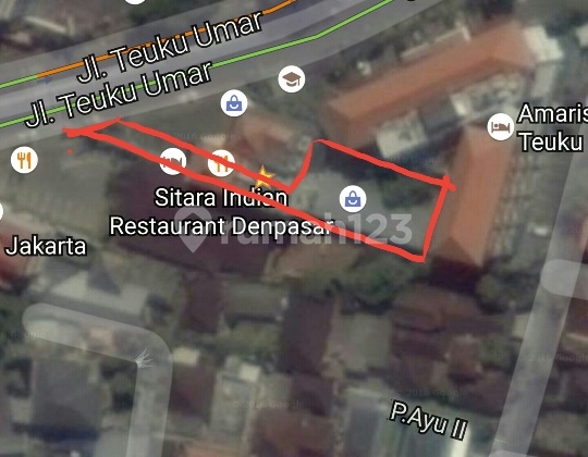 Ruko Besar (Tanah Ngantong) 3 Lantai Lokasi Startegis di Jalan Protokol Teuku Umar 2