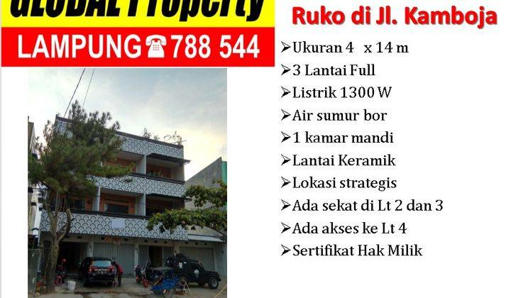 Ruko baru dijl kamboja cocok untuk usaha atau kantor 1