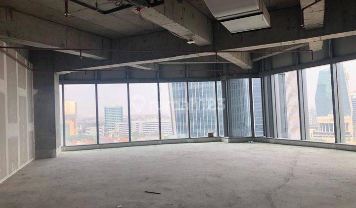 Office space di World Capital Tower, luas 147m dan 191m, Bare Unit, 1