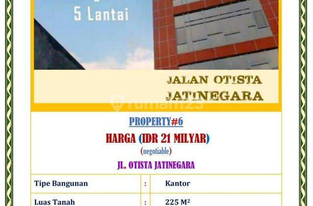 Gedung 5 lantai peruntukan kantor @ Jatinegara 1