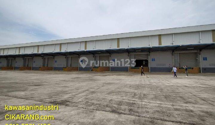 Gudang luas 16876m2 di kawasan industri jababeka cikarang 1