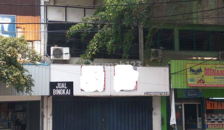 Ruko 3 lantai di Jl. K. H. Moh. Mansyur / Jembatan Lima 1