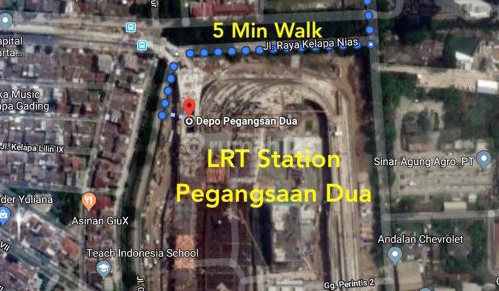 TANAH / PABRIK / GUDANG DI PEGANGSAAN DUA KELAPA GADING 1