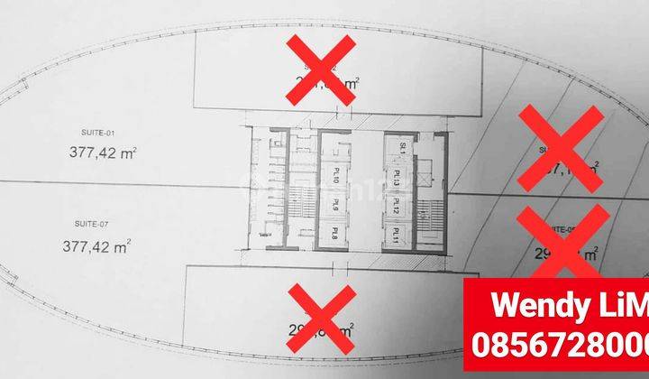 RUANG KANTOR STRATEGIS at AXA TOWER (KUNINGAN CITY) 377sqm 1