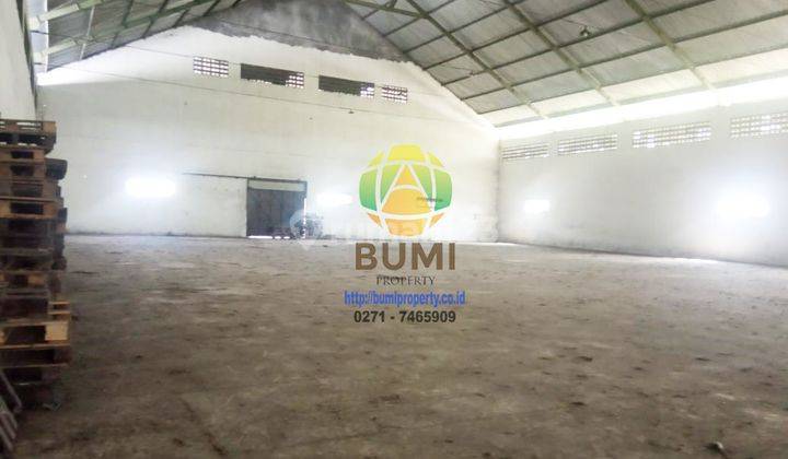 Gudang 2300 M2 Siap Pakai Lokasi Klaten Akses Jalan Lebar 1