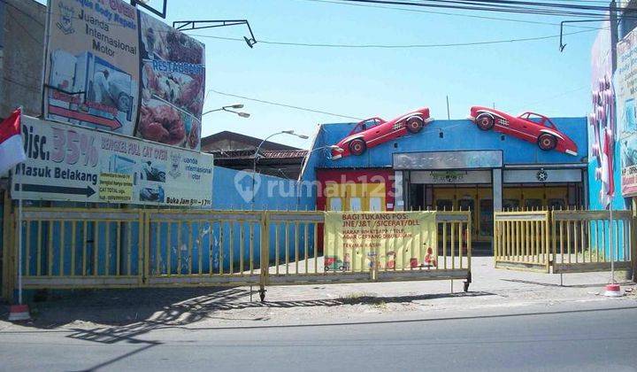 Jual Ex.Resto di Raya Tropodo, Lokasi Strategis Ramai, Nol Jalan Raya, Parkir Luas, dekat Bandara, Siap Pakai - MG - 1