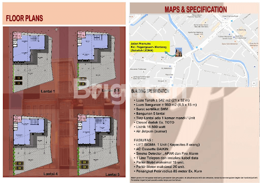 Gedung Perkantoran 5 Lantai di Menteng 1