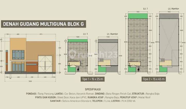 Gudang 342 M Baru Laksana Business Park Kalibaru 2