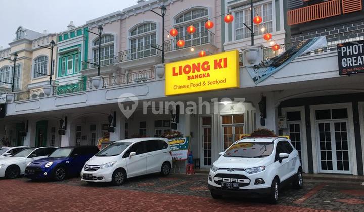 Gading Serpong, Mendrisio Square, Ruko 3 lantai,  gandeng 3  hadap jalan, siap pakai dan parkir luas