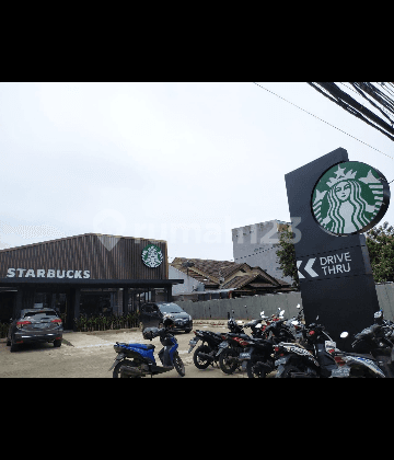 Lahan tersewa starbuck murah dan produktif dibawah pasaran Banjar Wijaya 1