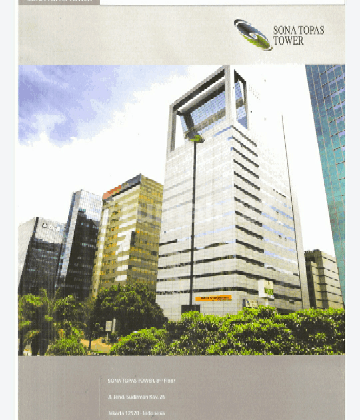 Sona Topaz, Jl Jend Sudirman Jakarta 12920, Office Space For Lease  1