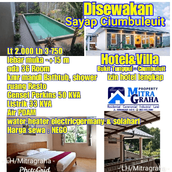 Hotel dan villa nan cantik di daerah Ciumbuleuit 1