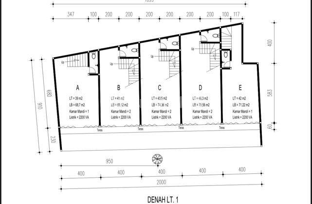 Ruko  Di Jalan Ligu Selatan, Semarang Timur 72 M² HGB 2