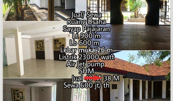 Jual Ruang usaha siap pakai di sayap Pajajaran 1