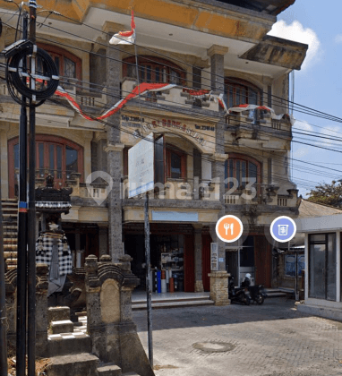 The shophouses on the main road of Tukad Yeh Aya Renon Denpasar Bali are very commercial 1