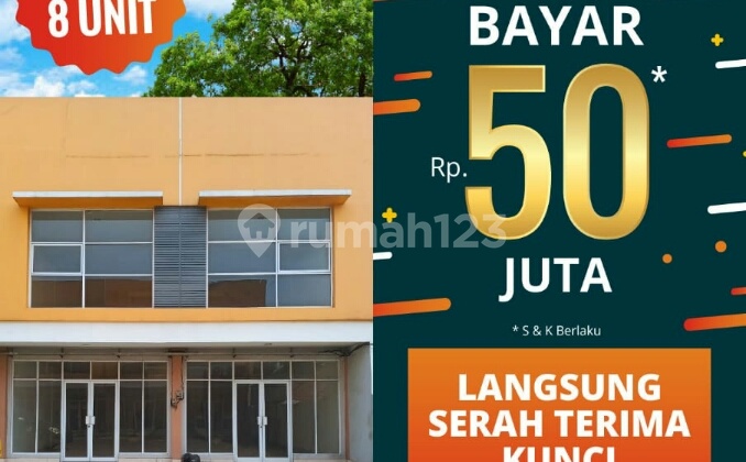 Promo ruko dp 50 juta jalan raya ciangsana
