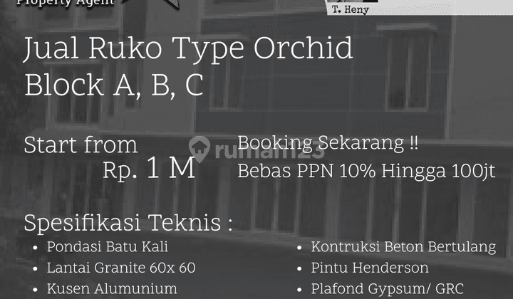 Ruko Type Orchid Block A, B, C Padalarang 1