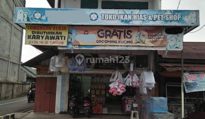 Ruko hoek 400 m2 strategis di Jelutung, Jambi 1