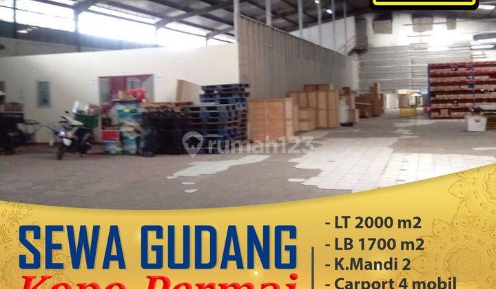 Gudang Luas di Kopo Permai lb 1700m2, Cocok untuk usaha !! 1