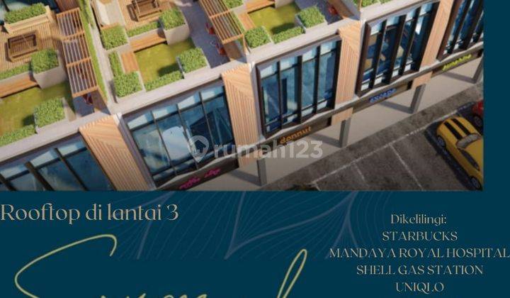 Ruko The Northbend Metland Cyber City, Strategis, dekat Green Lake City, Ruko cantik dengan rooftop di lt. 3 2