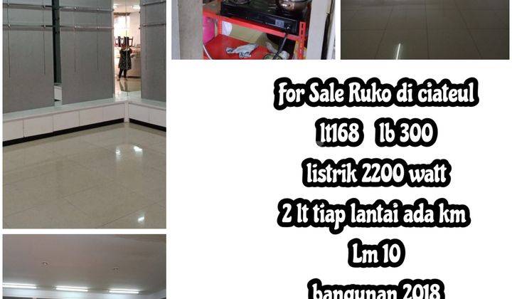 Di jual ruko tengah kota cocok untuk showroom harga nego sampai jadi 1