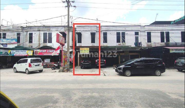 Dijual Ruko 2lt murah, tengah kota, tepi jalan besar dan nego di Jl. KH. Ahmad Dahlan - Pekanbaru 1