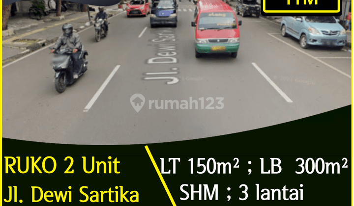 Ruko Jln Dewi Sartika, Cocok Untuk Usaha !! 1