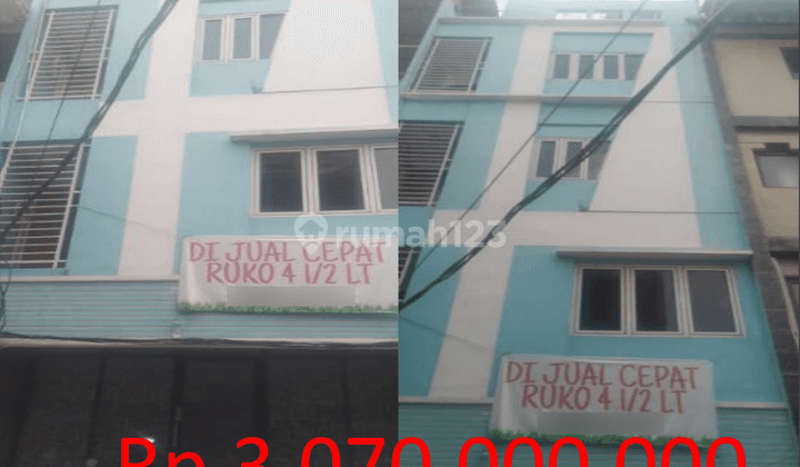 Ruko Murah 4 Lt di Komplek Ruko 38, Mangga Besar, Jakarta Barat 1