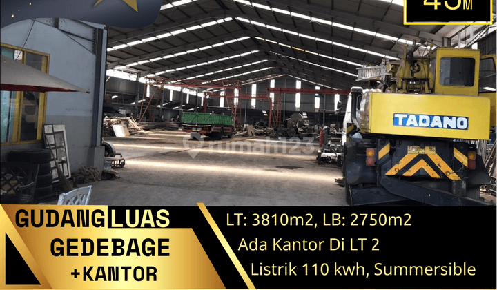 Gudang Luas Gedebage Lb 2750m, Cocok untuk Usaha !!! 1