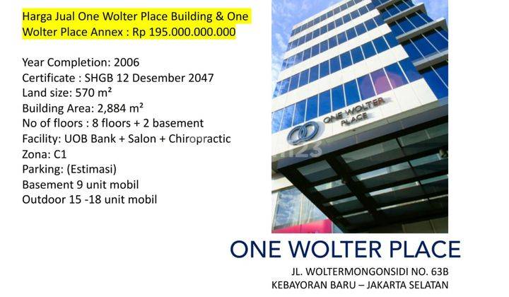 Gedung Kantor One Wolter Place Building  &amp; One Wolter Place Annex Building, Jakarta Selatan 2