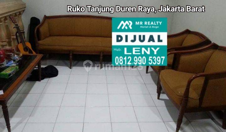 RUKO SIAP PAKAI 3 LANTAI DI TANJUNG DUREN RAYA, JAKARTA BARAT 1