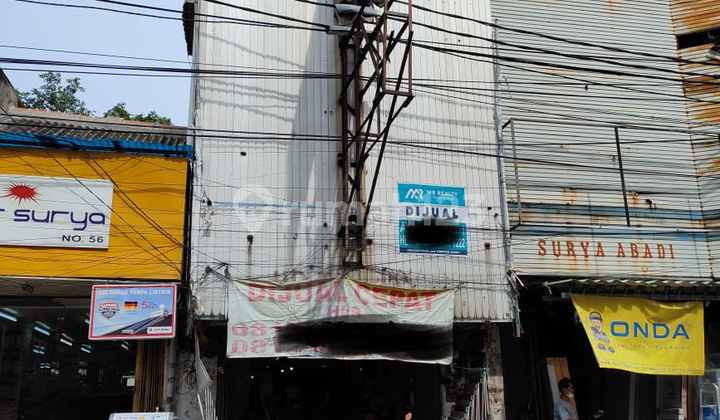 Ruko Sangat Strategis Dikawasan Glodok, Jl. Pinangsia Raya, Tamansari. Sangat Cocok Untuk Usaha.