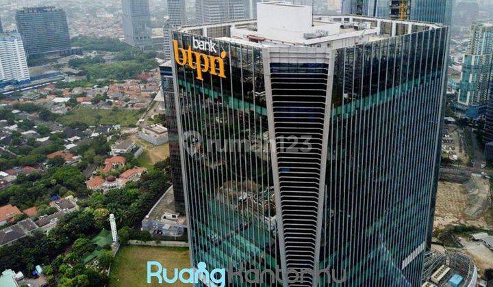 Ruang Kantor 407sqm Bonus Partisi di Menara Btpn Kuningan Jakarta 1