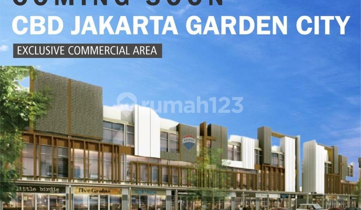Perdana Shophouses CBD Jakarta Garden City di jalan utama boulevard dekat IKEA dan AEON Perdana Shophouses CBD Jakarta Garden City di jalan utama boulevard dekat IKEA dan AEON