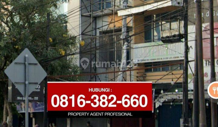 Disewakan Ruko 5lt Strategis Jln Sudirman Palembang 1