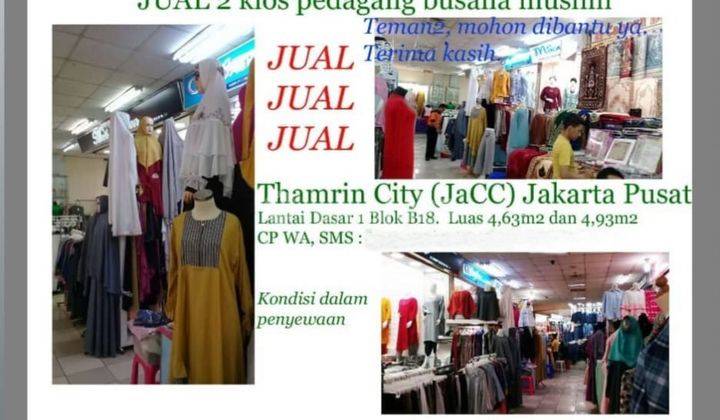 Dijual Kios Gandeng Thamrin City  1