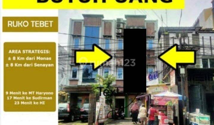 Ruko 3 Lt. Di Tebet Dalam Raya Jakarta Selatan 1