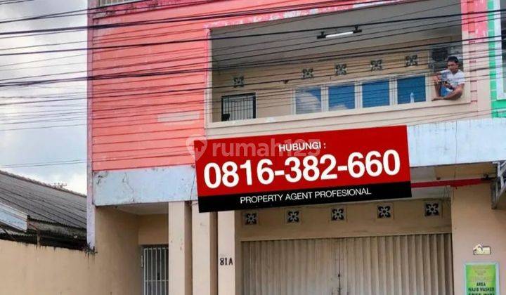 Disewakan ruko jumbo 3 Lantai 7x16 di Jln Swadaya Palembang 1