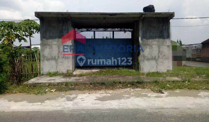 Gudang Dijual Bangunan Kokoh Di Gampengrejo Perbatasan Kota & Kabupaten Kediri 1